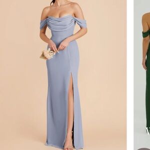 Birdy Grey Mira Convertible Dress in Dusty Blue size S